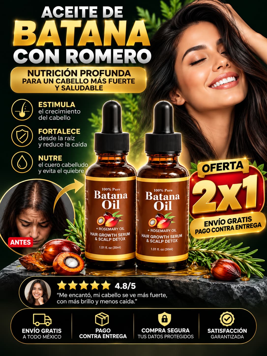 Aceite de Batana - 2x1