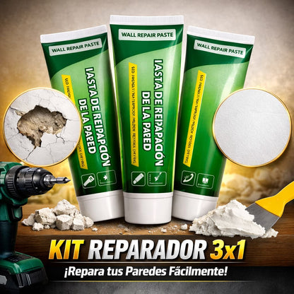 Kit 3x1 Pasta Reparadora de Pared