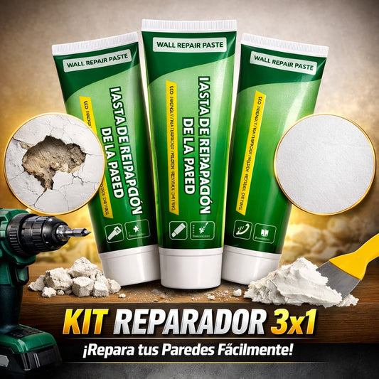 Kit 3x1 Pasta Reparadora de Pared