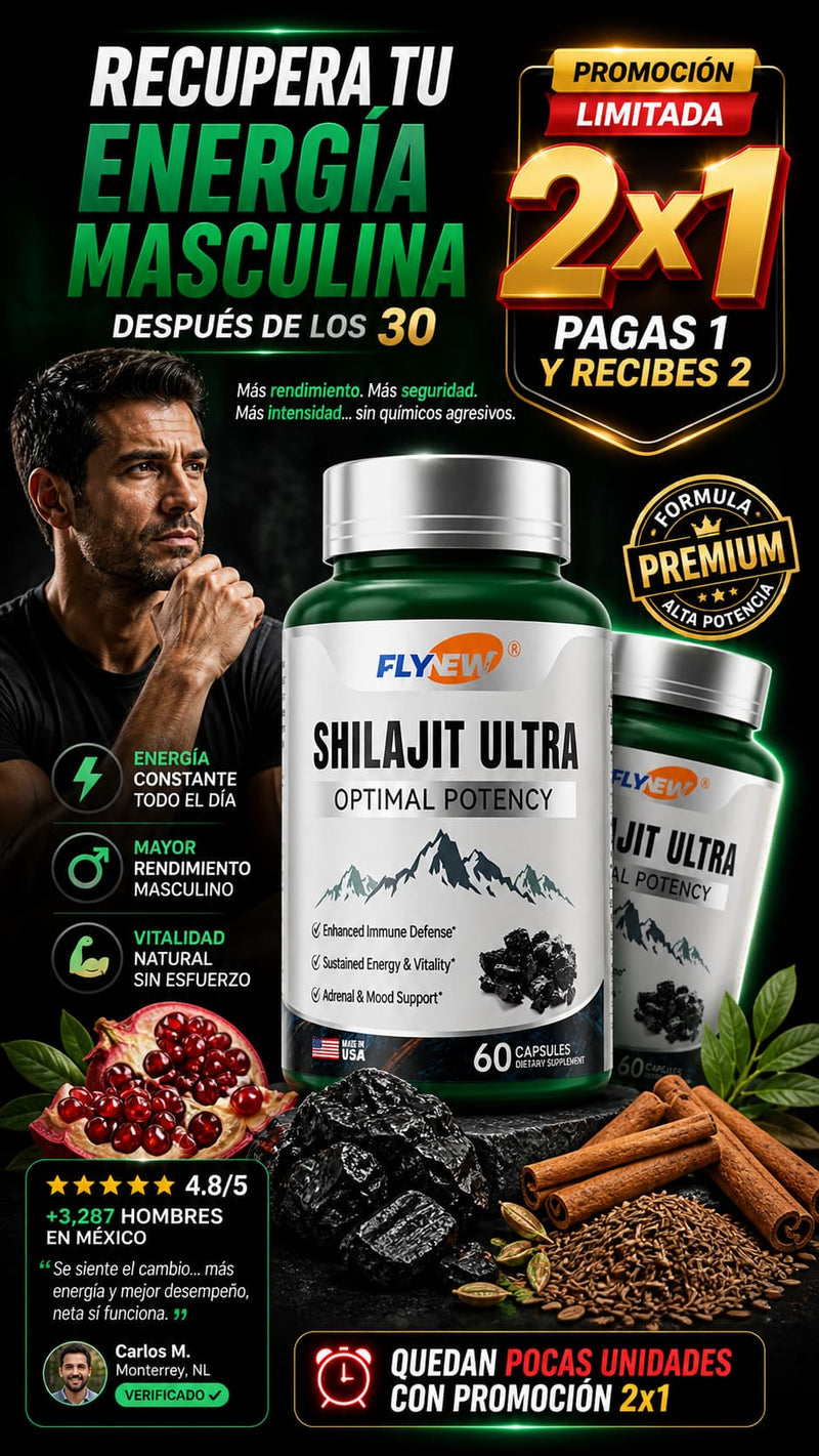 Shilajit Ultra FlyNew - 2X1 HOY
