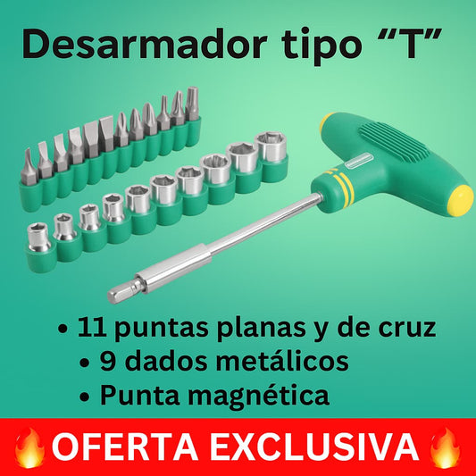 Desarmador T Multiuso