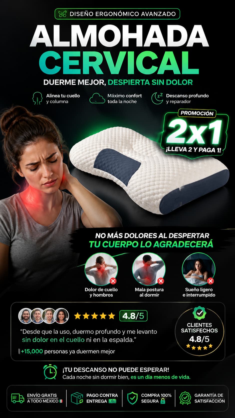 Almohada Cervical