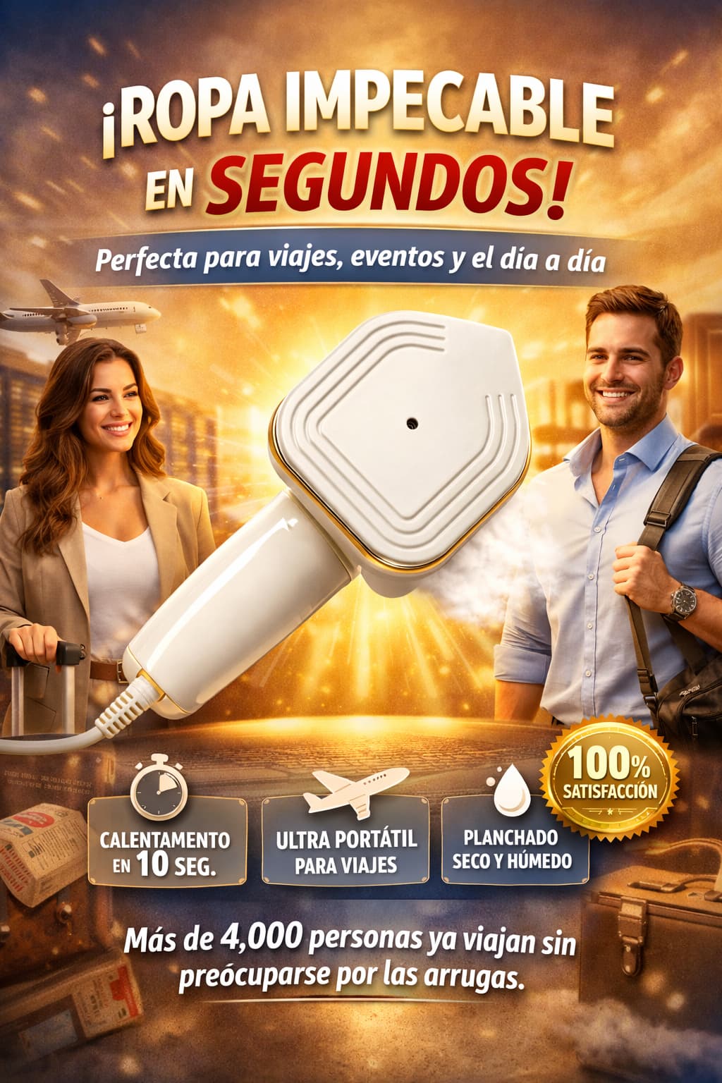Plancha Vapor Express – Ropa lista en segundos