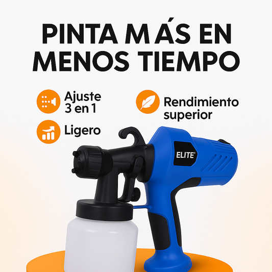 Pistola ElitePaint – Acabado Perfecto sin Esfuerzo