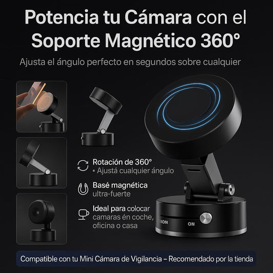 Soporte Magnético 360° Pro