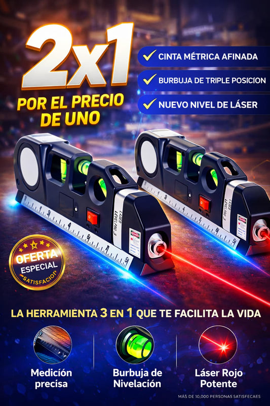 Laser ProFix 2x1 - Mide, nivela y alinea fácil