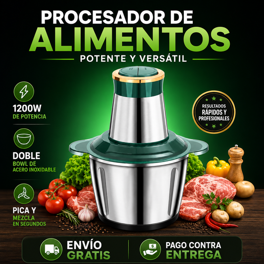Procesador Doble Bowl Pro 2L