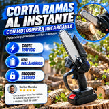 Motosierra Recargable Electrica