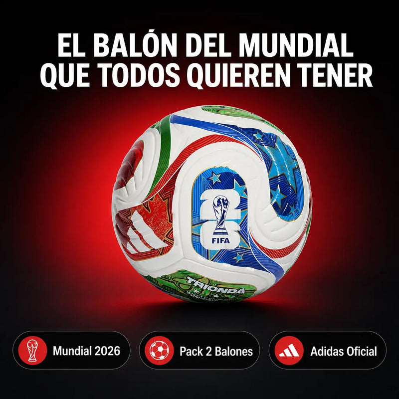 Pack 2 Balones Trionda — Mundial 2026