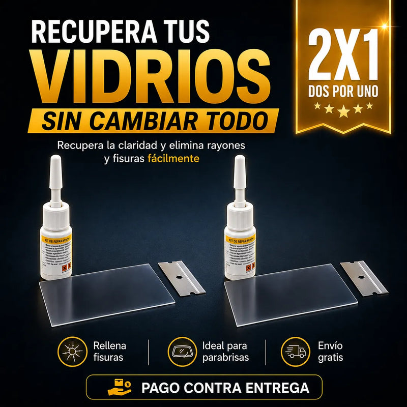 Kit reparador de vidrio