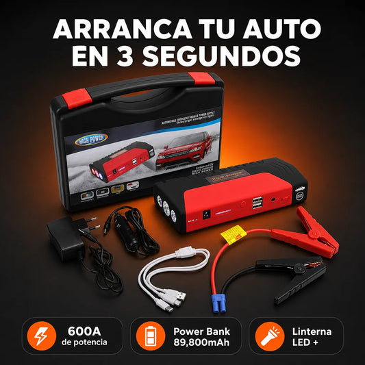 Arrancador Portátil PowerStart — Rojo