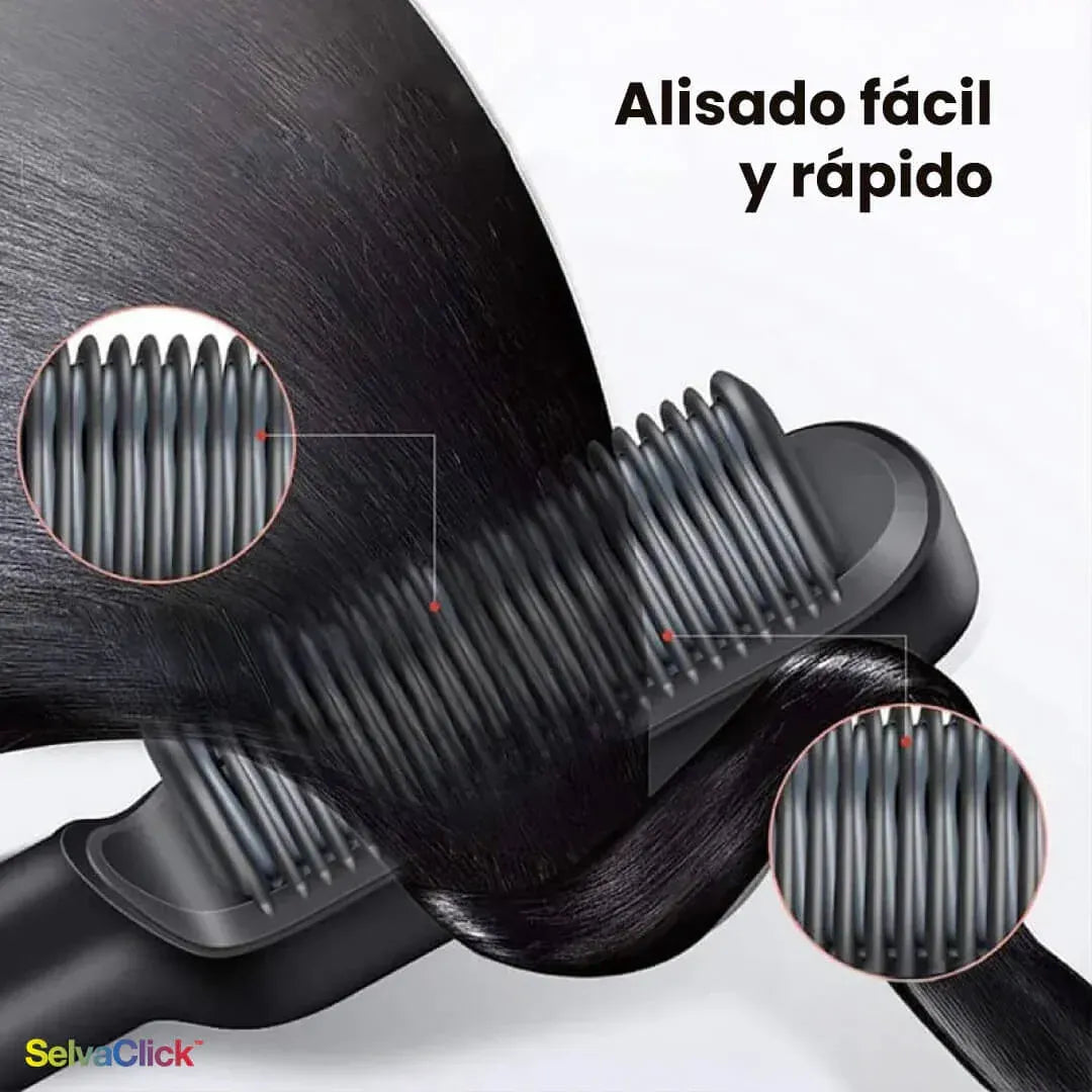 Cepillo Alisador - Alisado Rápido
