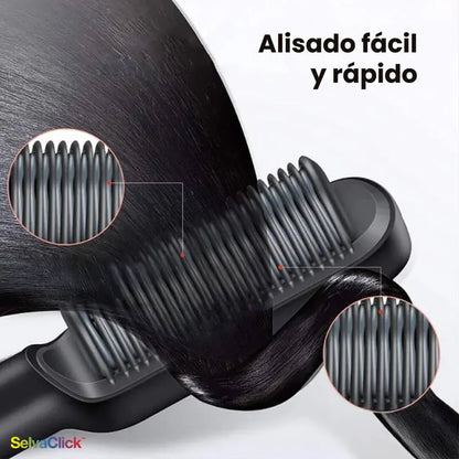 Cepillo Alisador - Alisado Rápido