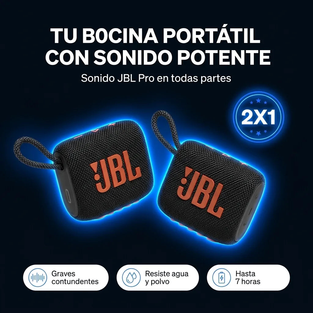 Bocina Go 4 diseño JBL