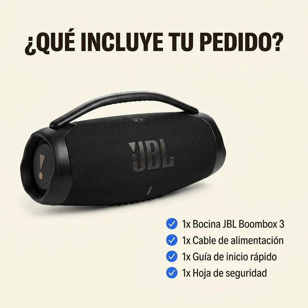 Qué incluye tu pedido