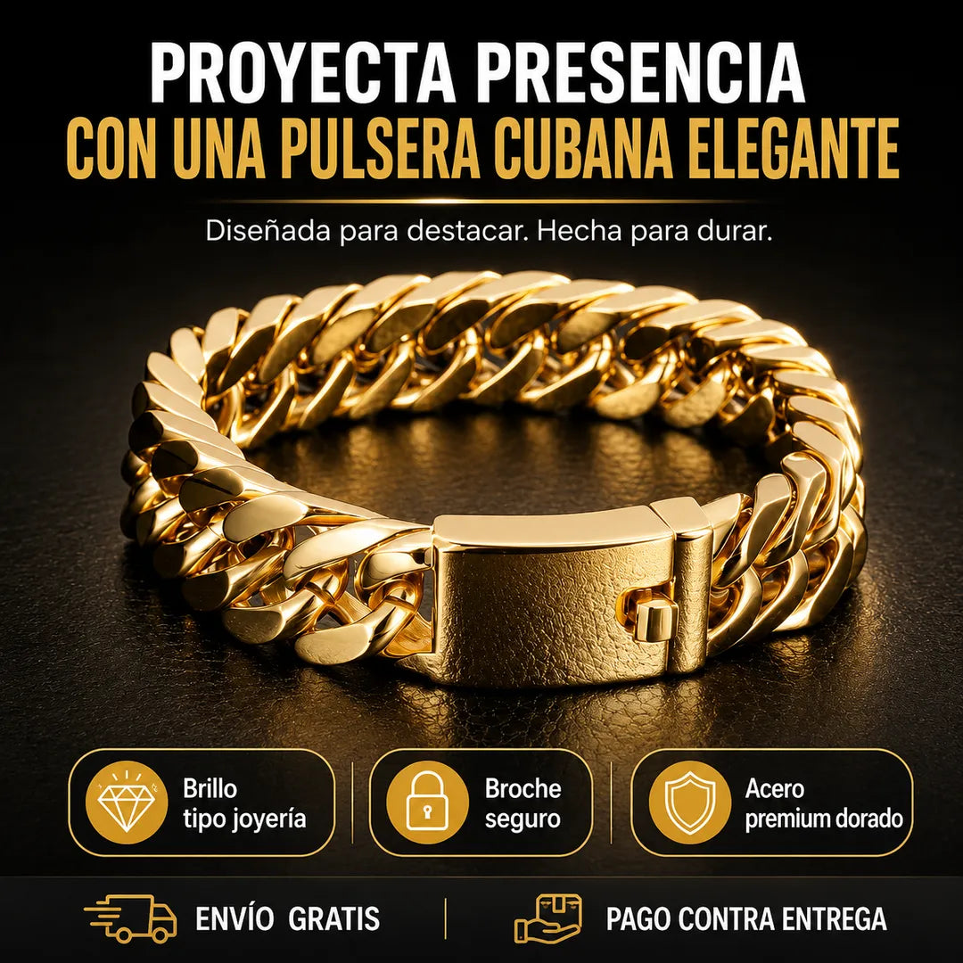Pulsera Cubana Premium