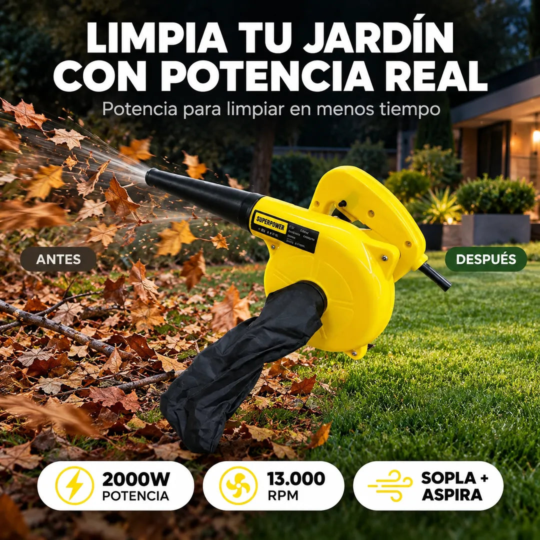 Sopladora eléctrica 2000W